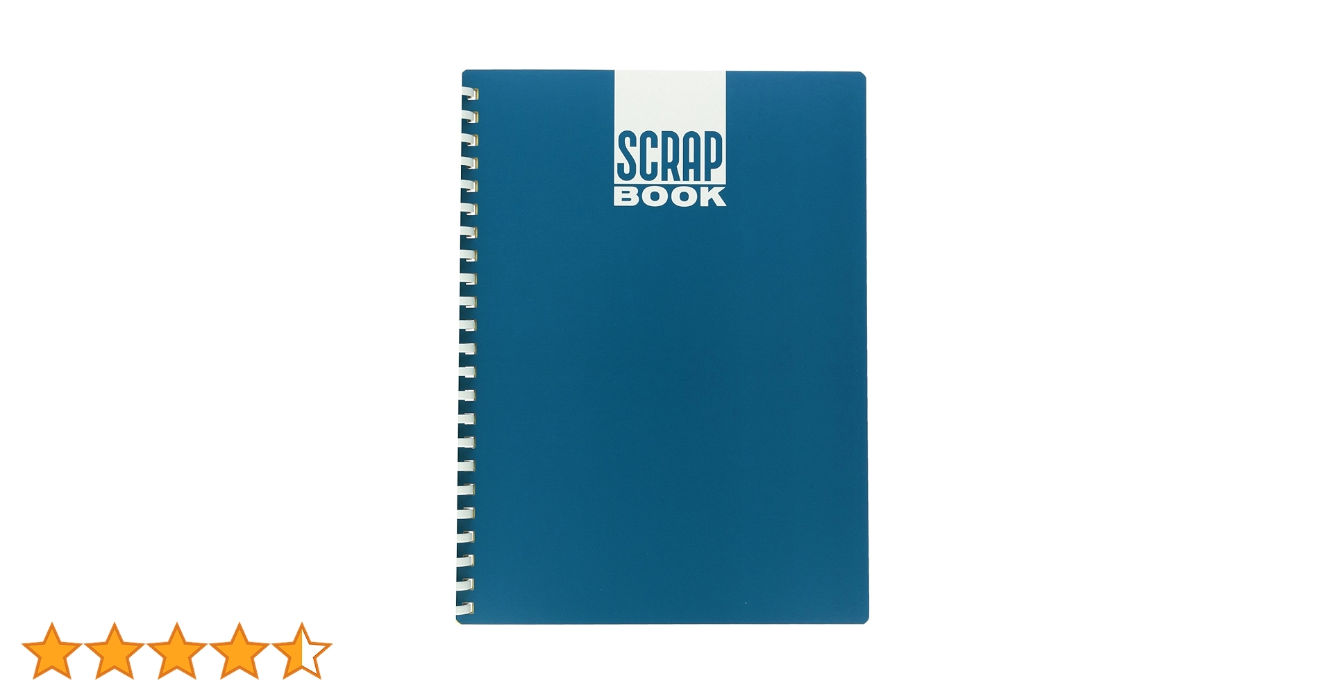 スクラップブック 中身確認用 スクラップブックSスパイラルとじ・固定式A4 クラフト40枚黄